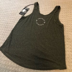 “Inhale Exhale” Good hYOUman scoop tank